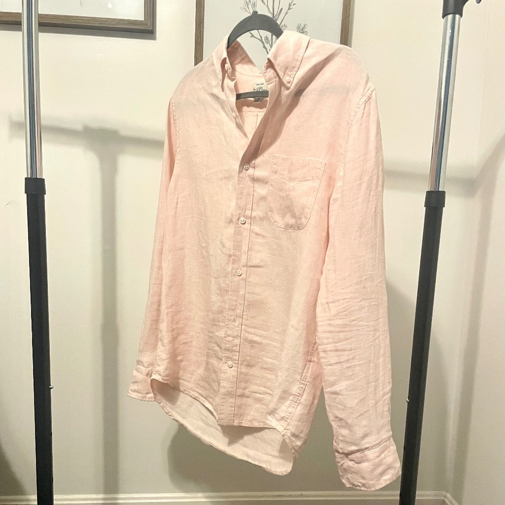 J Crew Pink Button Down